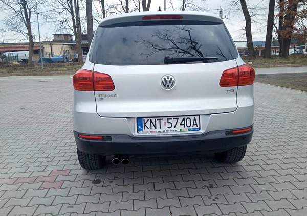 Volkswagen Tiguan cena 67989 przebieg: 166000, rok produkcji 2017 z Kraków małe 254